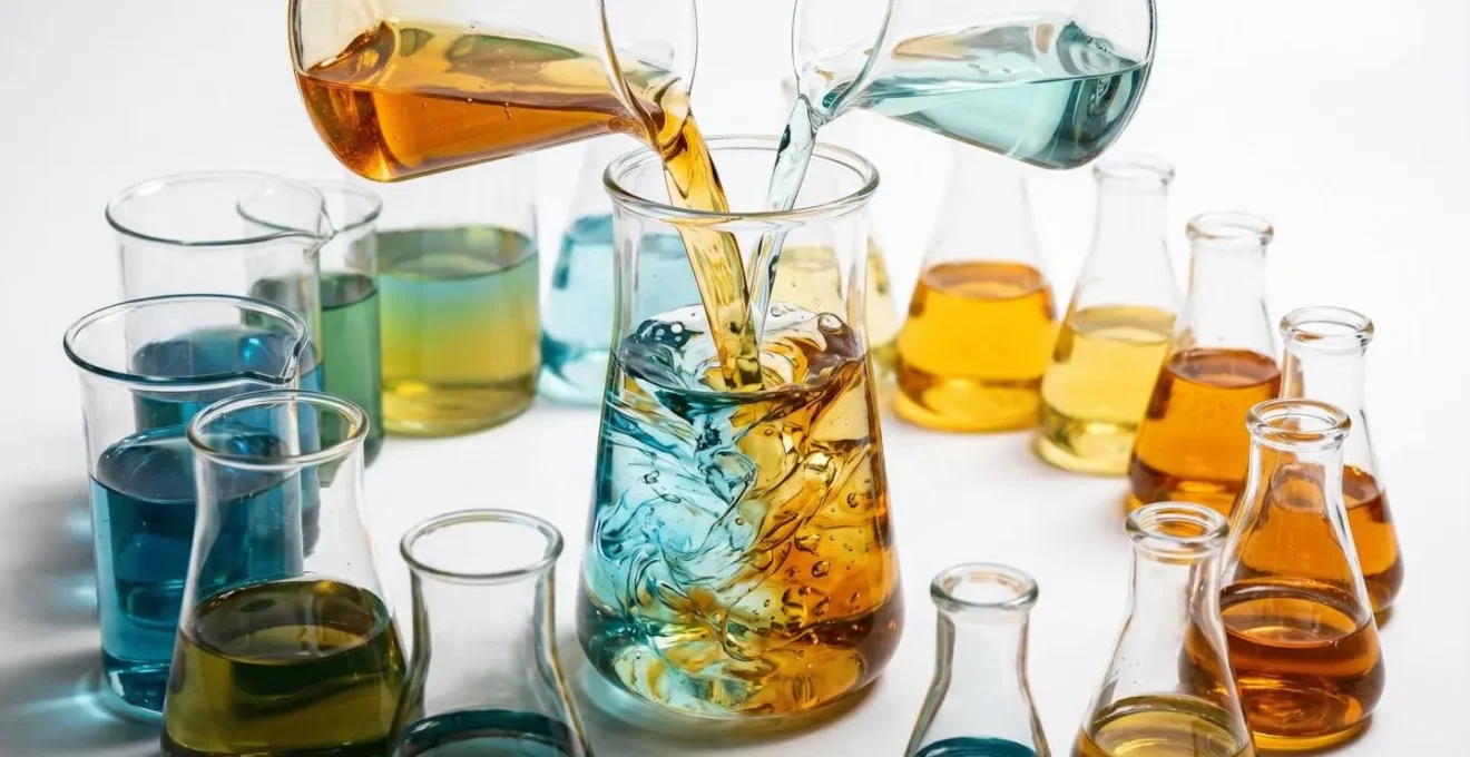 Technique de mélange optimal base et boosters selon gradient de viscosité