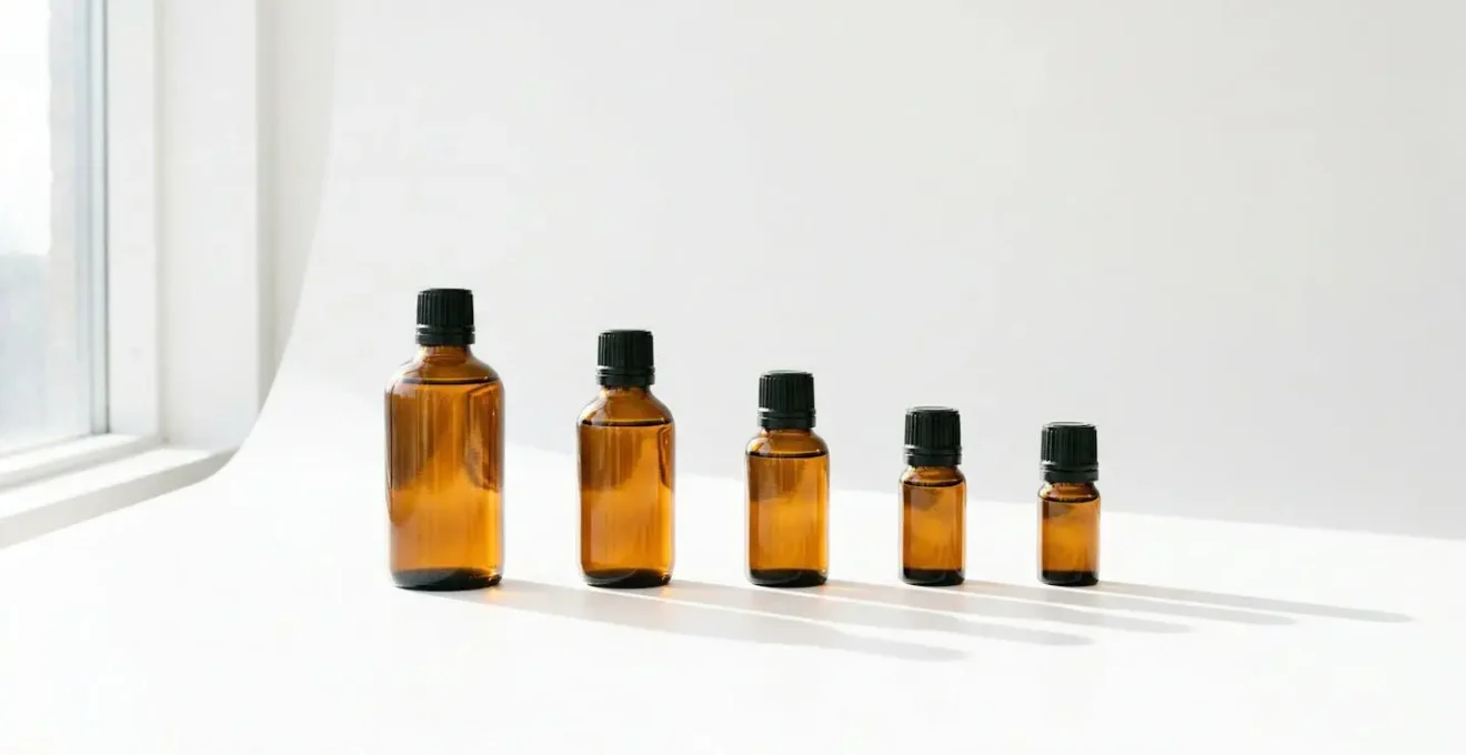 Progression de la réduction de nicotine illustrée par des flacons de e-liquide